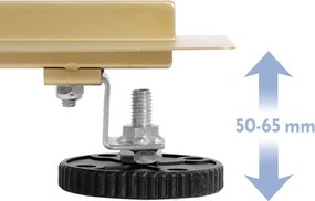 Rea Neox Slim Pro, odtokový žľab 60cm, zlatá matná, REA-G2713