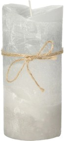 Sviečka Dorotea 15 cm grey cristal