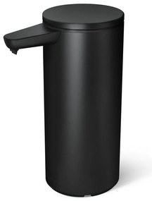 Matne čierny bezdotykový oceľový dávkovač mydla 414 ml – simplehuman