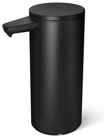 Matne čierny bezdotykový oceľový dávkovač mydla 414 ml – simplehuman
