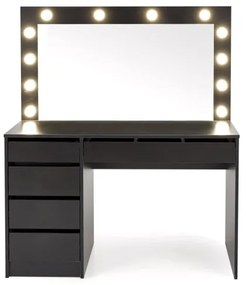 Toaletný stolík AMORIO čierny