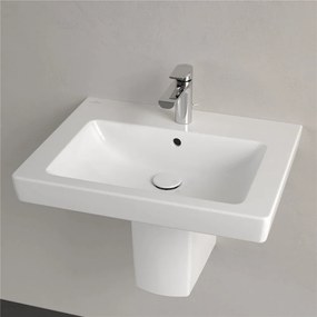 VILLEROY &amp; BOCH Subway 2.0 závesné umývadlo s otvorom, s prepadom, 600 x 470 mm, biela alpská, 71136001