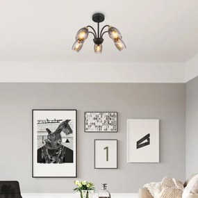 Globo 60297-5D - Luster na tyči GERLY 5xE14/25W/230V