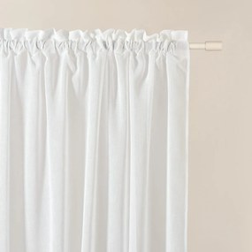 Room99 Záclona na páske Sensia Jednofarebná Farba: Biela, Veľkosť: 350 x 250 cm