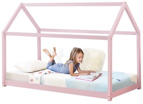 InternetovaZahrada Detská posteľ Carlotta 90 x 200 cm - ružová