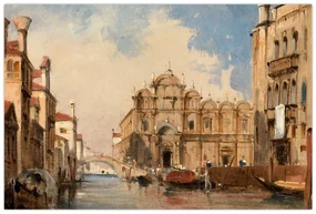 Obraz - Jules-Romain Joyant, The Scuola di San Marco, Venice, reprodukcia (90x60 cm)