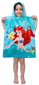 Tyrkysovomodrý froté detský župan Ariel Friends - Jerry Fabrics