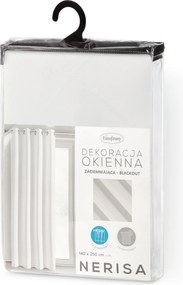 ZÁVES NA KÚŽKOCH NERISA 140X250 CM BIELA