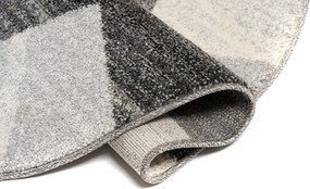 TA Koberec 3443A ČIERNE SARI KOLESO B1X Rozmer: 100x100 cm