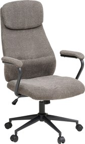 XXXLutz OTOČNÁ STOLIČKA, tkaná textília, čierna, taupe MID.YOU - Online Only kancelárie - 002381043202