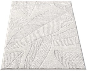 Dekorstudio Moderný koberec LOUNGE 0629 - krémový Rozmer koberca: 160x230cm
