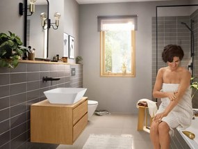 Hansgrohe Rebris E, umývadlová batéria pod omietku, 2-otvorová inštalácia, čierna matná, HAN-72568670