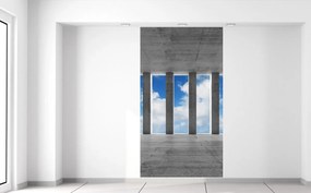 Gario Fototapeta Betónové stĺpy a nebo Veľkosť: 200 x 135 cm, Materiál: Vliesová