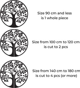 Drevený strom života na stenu 20 až 180 cm| DROTO: HDF - Javor 20 cm 4533-100629 HDF0216