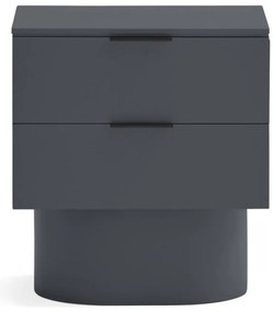 Antracitový nočný stolík Totem – Teulat