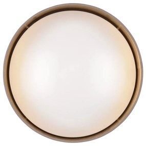 Svetlohnedé LED stropné svietidlo ø 30 cm Locarno – Trio