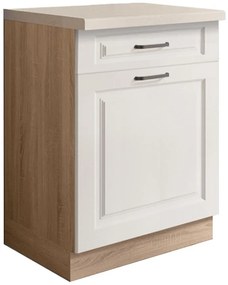 Kuchynská skrinka Smart 5D Sonoma/biely Mat