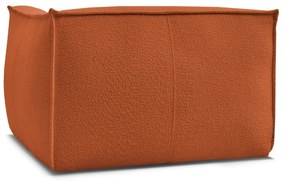 Oranžové kreslo z textílie buklé Giorgia – Bobochic Paris