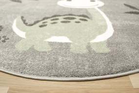 Detský koberec Lima C880B sivý / zelený