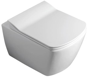 Sapho Sapho, GLANC WC sedátko, SLIM, Soft Close, biela, GC5030