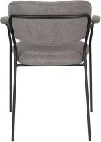 WLL JOLIEN ARMCHAIR BLACK stolička Sivá - svetlá