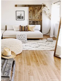 Krémový prateľný ručne tkaný vlnený koberec 140x200 cm Berber Soul – Lorena Canals