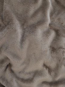 Obliečka na vankúš mikroplyš 40 × 60 cm – Laura sivohnedá