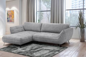 XXXLutz ROHOVÁ SEDAČKA, textil, sivá MID.YOU - Sedačky - 000694008609