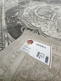 BE Koberec Opera 8081 GREY – sivý obdĺžnikový Rozmer: 240x330 cm