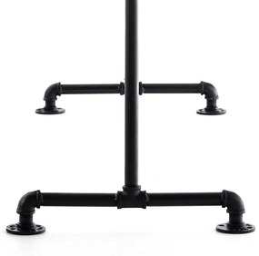 Vešiakový stojan Jersey 161760901 - 55x120x150 v industriálnom štýle - Čierna