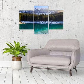 Obraz - Jazero Karersee (90x60 cm)