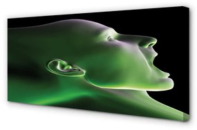 Obraz canvas V čele muž zelenú 120x60 cm