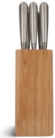 WELLHOX 6 dielna sada nožov v štýlovom drevenom stojane