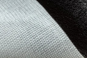 Kúpeľňový koberček SUPREME WAVES vlny, čierny kruh