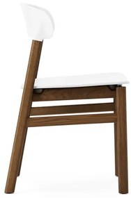 Stolička Herit Chair – biela/dymový dub