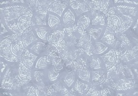Fototapeta - Modrá mandala (147x102 cm)