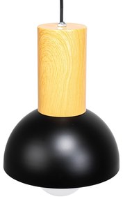 Toolight Toolight, závesné svietidlo 1xE14 APP1083-1CP, čierna-hnedá, OSW-08893