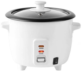 Nedis KARC06WT - Ryžovar 300W/230V 0,6l biela