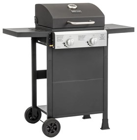 Záhradný plynový gril Baster G2 - čierna / chróm