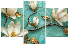 Obraz - 3D magnólia (90x60 cm)