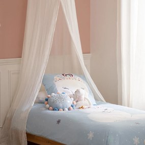 Atmosphera Créateur d'intérieur Detský vankúš Pompoms – okrúhly, dekoratívny, s farebnými brmbolcami pre dievčatá