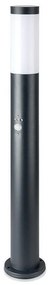V-Tac Vonkajšia lampa so senzorom 1xE27/60W/230V IP44 80cm antracit 8966