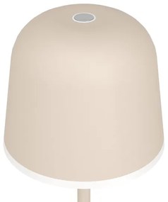 Eglo 900461-LED Stmievateľná vonkajšia lampa MANNERA 2,2W/5V 1800mAh béžová IP54