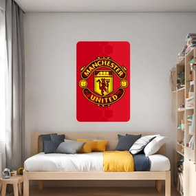 Textilná nálepka na stenu "Manchester United FC"