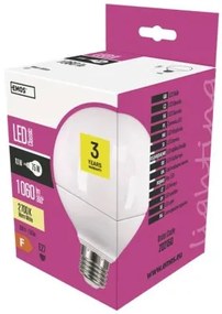 EMOS LED žiarovka, E27, 11,5W, teplá biela