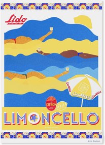 Plagát Hello Bonjour - En Vacances Limoncello