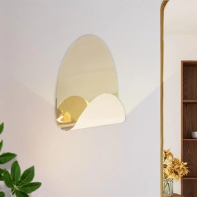 Toolight Toolight, LED nástenné svietidlo 3W, 4000K, APP1430-W, zlatá lesklá, OSW-07987