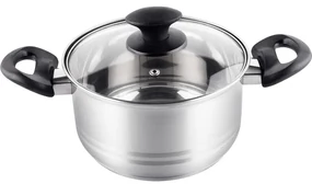 Lamart LEGER Nerezový hrniec LTB1810 180 mm 2,7 l so sklenenou pokrievkou