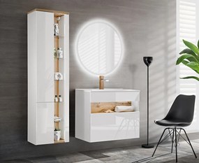 Umývadlová skrinka Bahama 820 1S alpská biela/dub votan