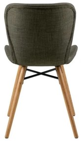 Sada 2 khaki zelených jedálenských stoličiek Actona Batilda